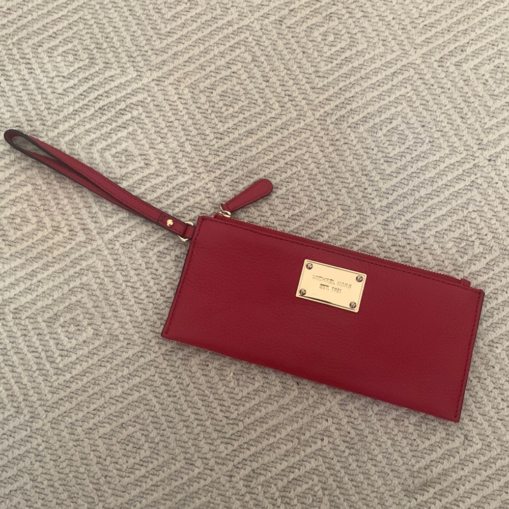 Michael Kors Red Clutch
